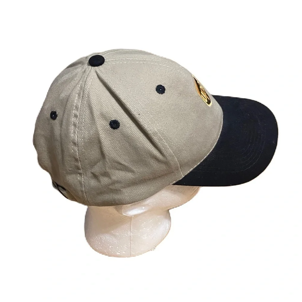 Vintage UPS Canvas Hat Strap Back Tan Black